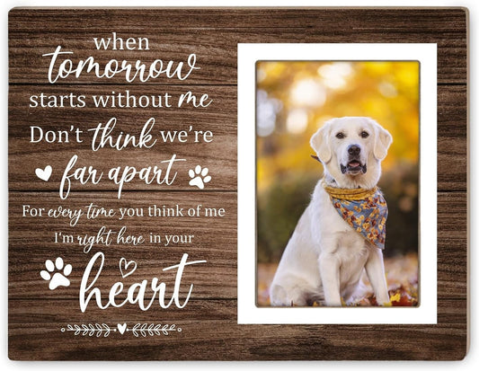 Pet Memorial Picture Frame, Pet Dog Memorial Picture Frame, Pet Cat Photo Fra...